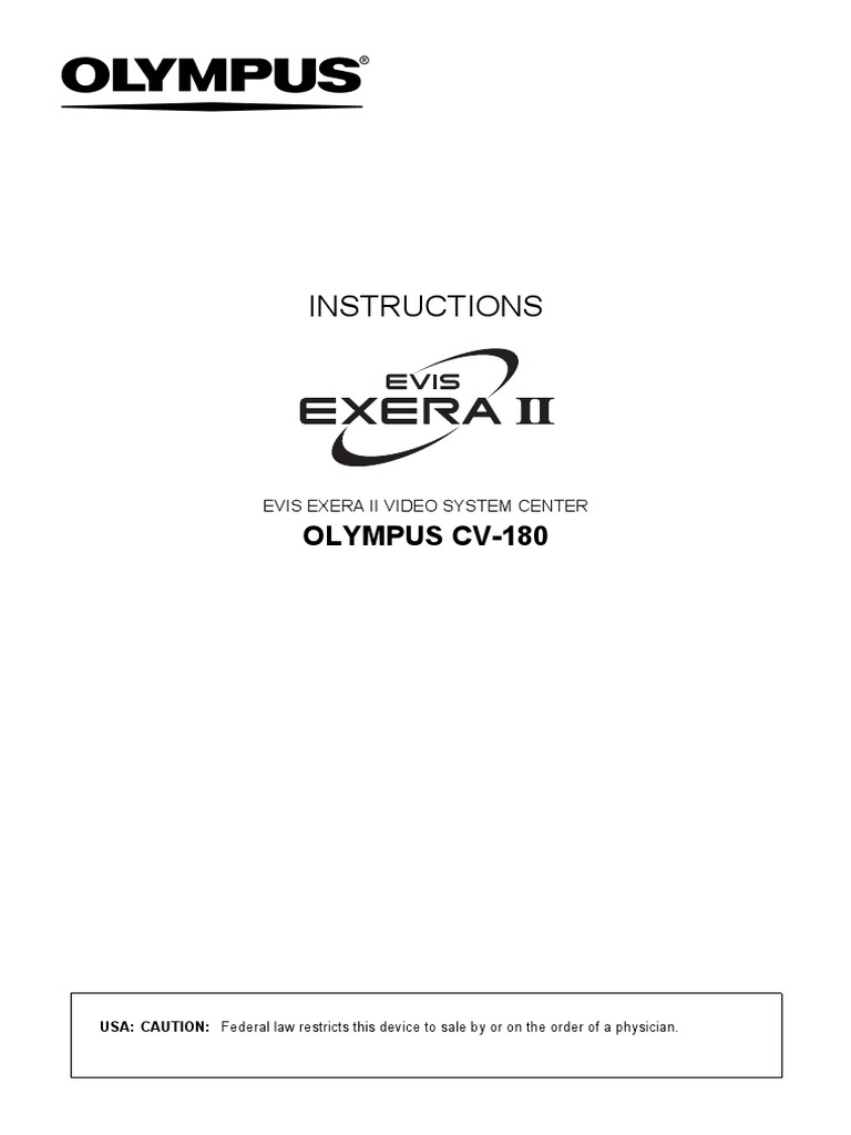 Olympus cv-260 user manual