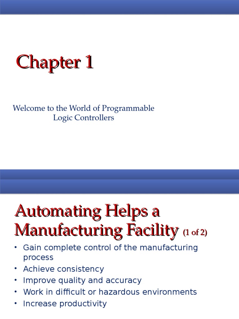 Introduction to Programmable Logic Controllers | PDF