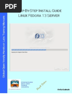 Download Step-By-Step Install Guide Fedora 13 Server v10 by Kefa Rabah SN33530433 doc pdf