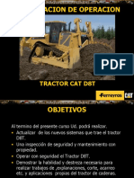 Capacitación operación tractor CAT D8T