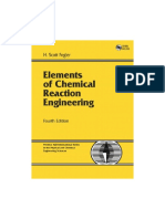 Elements of Chemical Reaction Engineering PDF