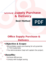 Office Supply Purchase & Delivery: Best Method