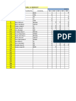 Scoresheet - Level 2 R1