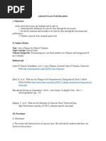 Download Lesson Plan for Speech Choir by Mikaela Charmian V Raoco SN335324047 doc pdf