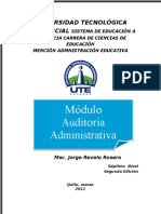 Modulo de Auditoria Administrativa