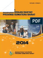 Indikator Kesejahteraan Rakyat Provinsi Sumatera Barat 2013 2014
