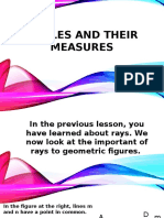 Angles and Their Measures