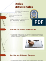 Garantías Constitucionales