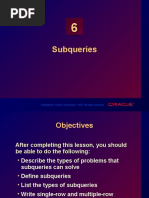 Chapter 06 - Subqueries