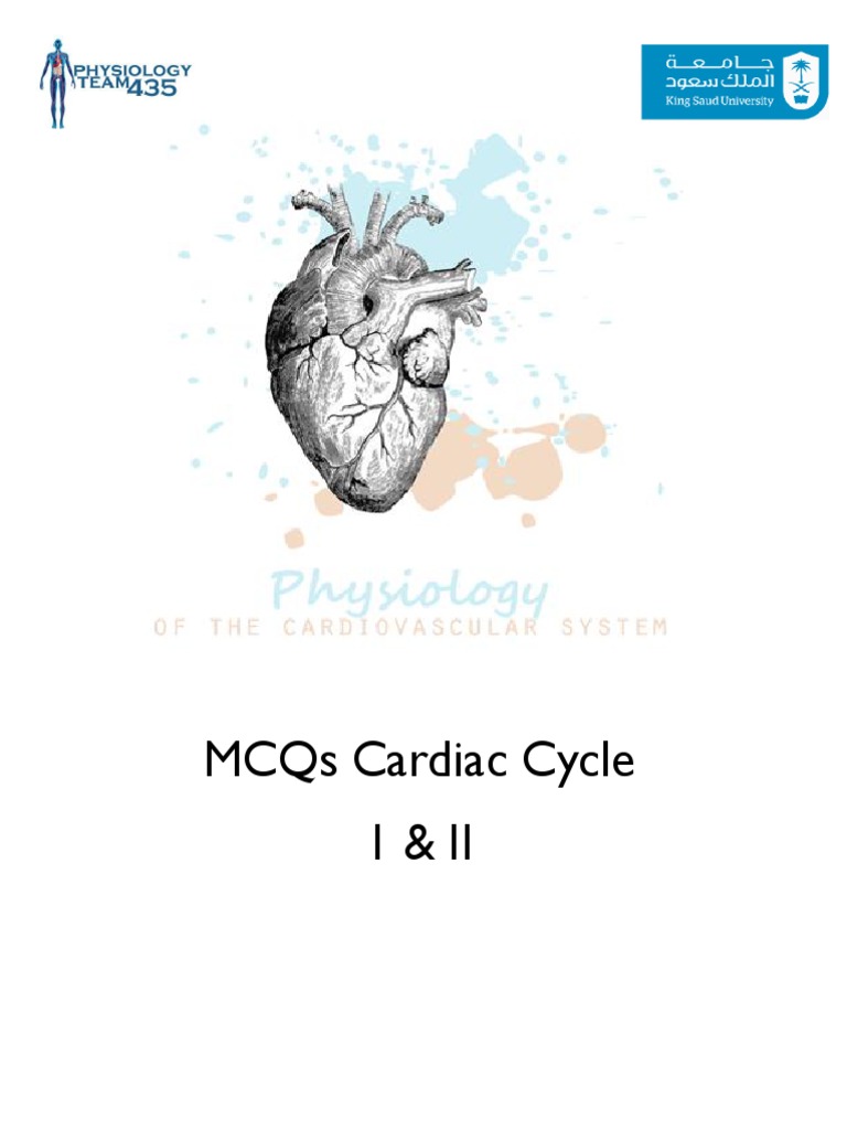 Cardiac Cycle MCQs and Answers | PDF | Heart Valve | Ventricle (Heart)