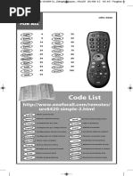 One For All URC 6420 Simple 2 Remote Control