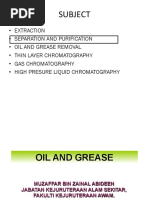 Oil & Grease