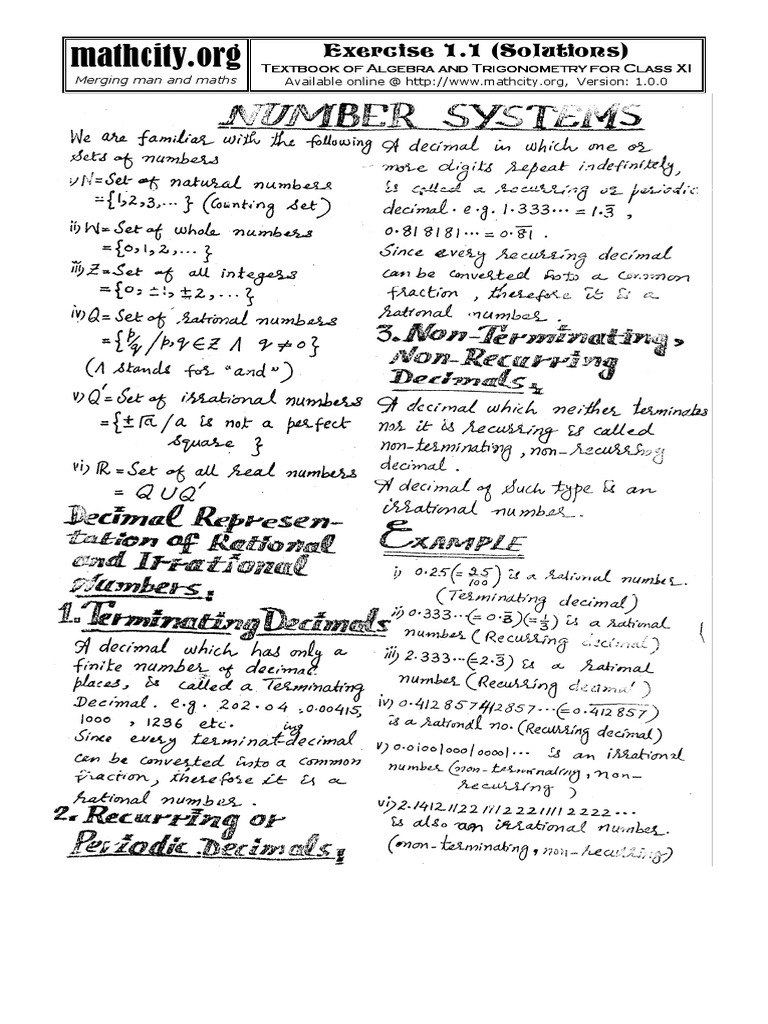 Mathematics 1st Year Complete Book. All Questions Solved