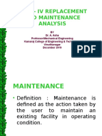 Mg 6863 Engg Economics Unit IV Replacement and Maitenance Analysis