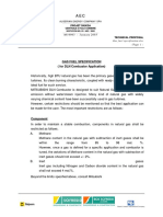 Gas Fuel Specification (For DLN Combustor Application) : P R O J E T S K I K D A