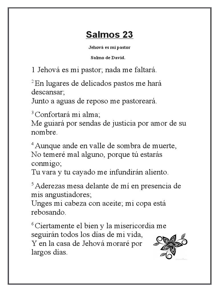 Salmos 23 | PDF