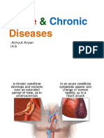 Acute and Chronic Diseases