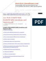 100 Top Computer Hardware Questions and Answers PDF Computer Hardware Questions PDF