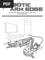 Robotic Arm Edge With USB PC Interface User's Manual