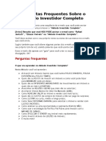 Perguntas Frequentes Método Investidor Completo