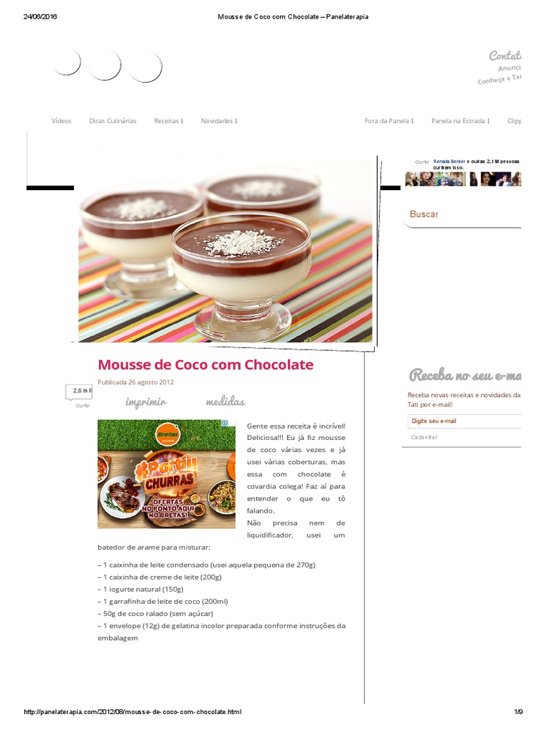 BOLO DE ANIVERSÁRIO SAUDÁVEL COM MUSSE DE CHOCOLATE - Receitas saudáveis  com a Chef Susan Martha
