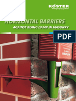 KOESTER System Brochure Horizontal Barriers Against Rising Damp in Masonry