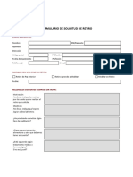 Formulario Solicitud Retiro 2016 PDF