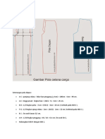 Gambar Pola Celana Kargo PDF