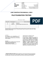 LCM 19 Pile Foundation Testing Version 1.1