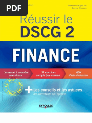 Reussir Le Dscg 2 Eyrolles 2015 Finance Lisible Pdf Obligation Finance Actionnaire