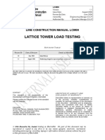 LCM 09 Lattice Tower Load Testing Version 1.1