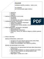 Ameaça da Inquisição à nova mentalidade científica