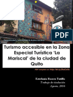 Turismo Accesible en La Zona Especial Turística La Mariscal' de La Ciudad de Quito