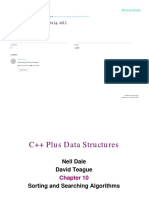 C++ Plus Data Structures Chapter on Sorting and Searching Algorithms