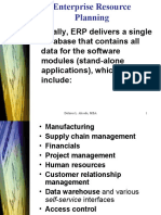 Ideally, ERP Delivers A Single