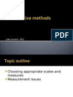 Quantitative Methods and Data Analysis