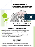 Pert 3. Sistematika Mo-Mikrobiologi