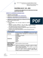 Convocatoria Cas #349 - 2016: Codigo #01: Asistente en Funcion Fiscal