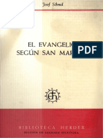 El Evangelio Segun San Marcos - Josef Schmid