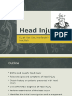 Guide to Head Injury: Signs, Symptoms, Diagnosis and Management