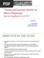 Download Issues and Success Factors in Micro Financing by priyani SN33539511 doc pdf