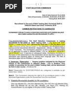 Download Official SSC Multi Tasking Recruitment Notification by Tushita SN335396070 doc pdf