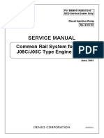 DENSO authorized service manual for Hino Common Rail System