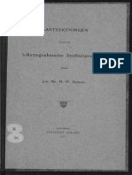 Aanteekeningen Over de 'S-Hertogenbossche Stadhuispenningen / Door M.W. Snoeck.