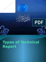 Types of Technical Report