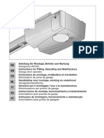 Liftronic 500 Operating Instructions