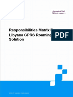 Responsibilities Matrix For GPRS Roaming