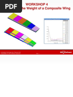 Workshop 4 Minimizing The Weight of A Composite Wing