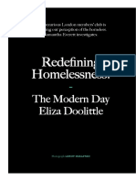Redefining Homelessness:: The Modern Day Eliza Doolittle