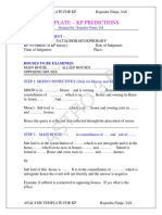 Template for Predictions by Kp Method